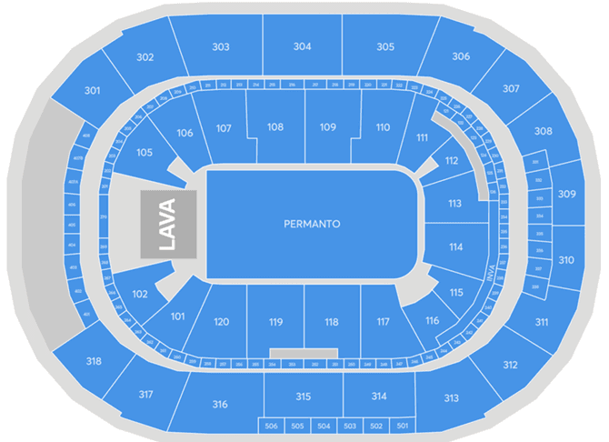 Seating chart – Veikkaus Arena