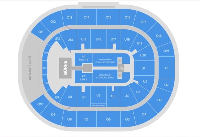 Seating chart – Barclays Arena