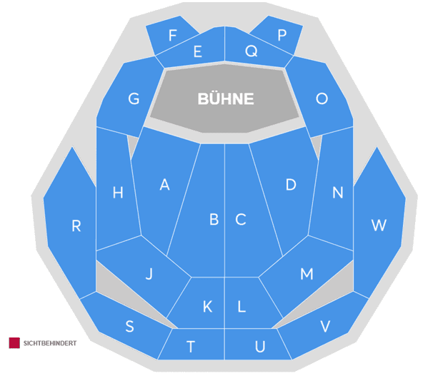 Seating chart – Kulturpalast Konzertsaal