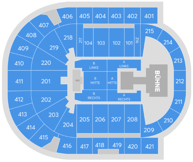 Seating chart – Uber Arena