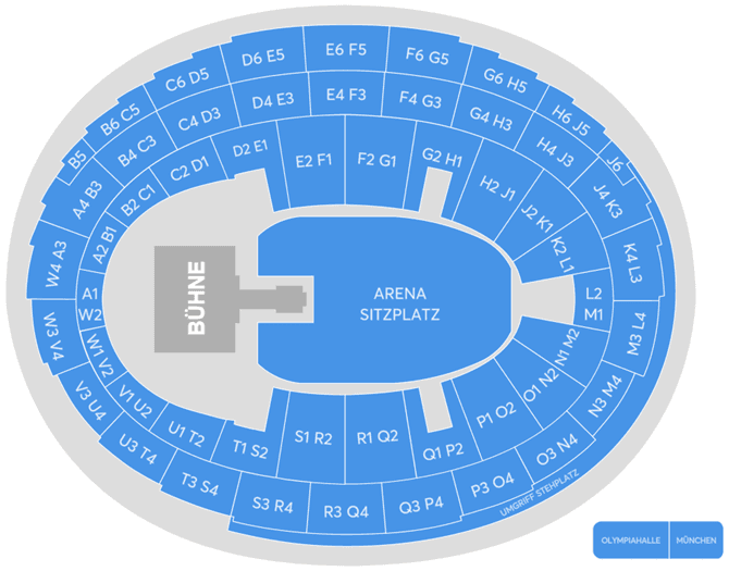 Seating chart – Olympiahalle
