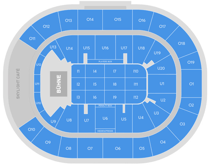Seating chart – Barclays Arena