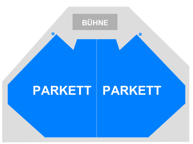 Seating chart – Ku'Ko, Saal Bayern