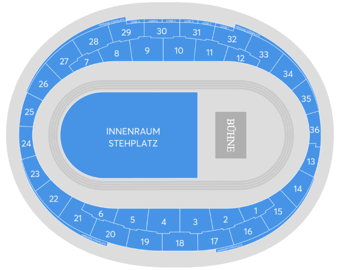 Seating chart – Velodrom