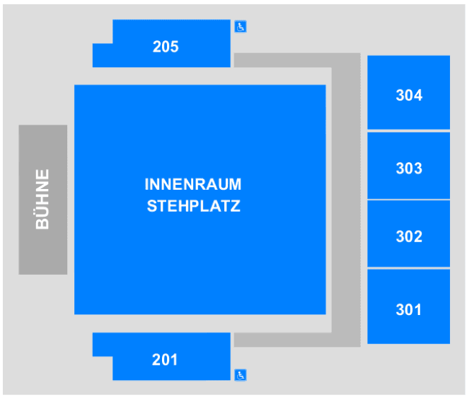 Seating chart – Uber Eats Music Hall