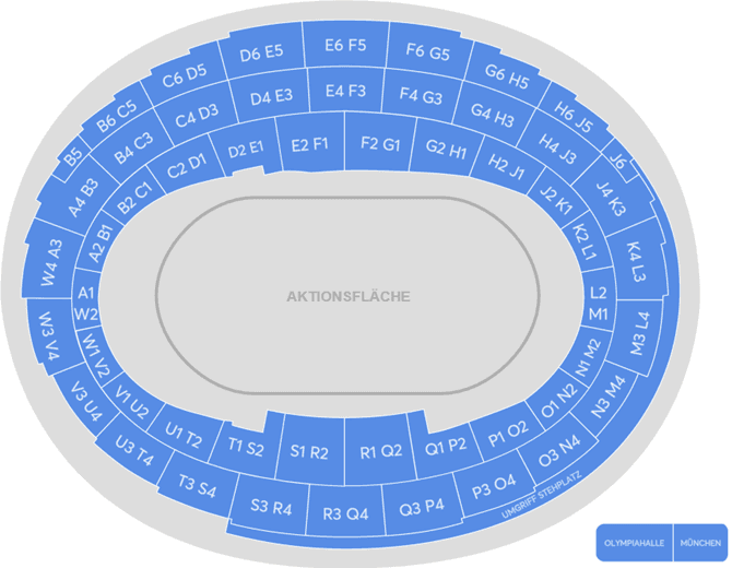 Seating chart – Olympiahalle