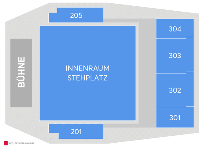 Seating chart – Uber Eats Music Hall