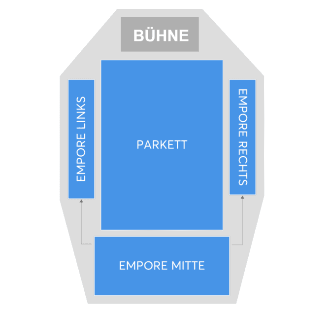Seating chart – Paulussaal