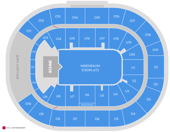 Seating chart – Barclays Arena