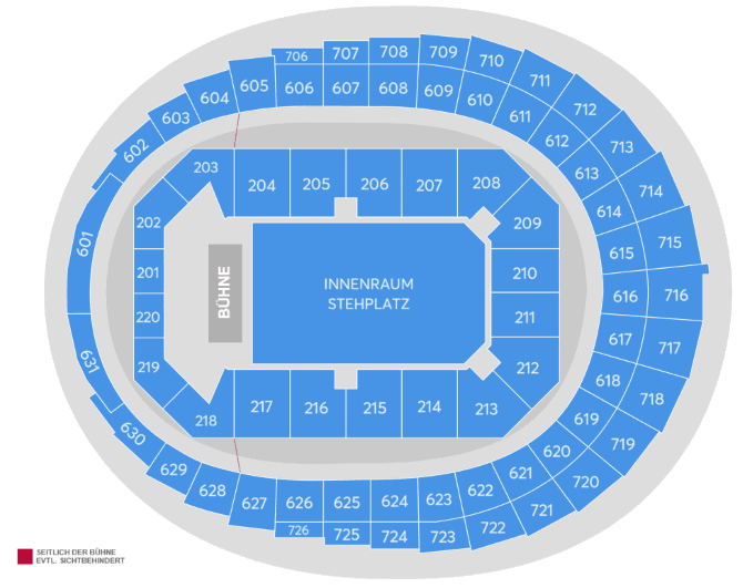 Seating chart – LANXESS arena
