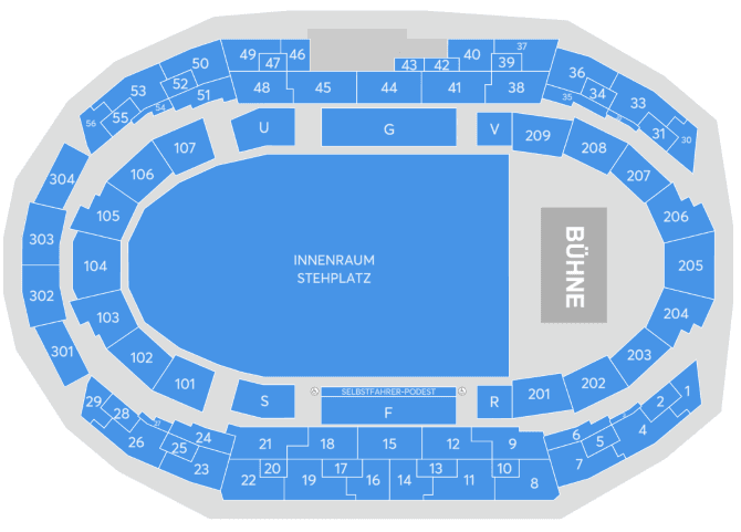 Seating chart – Hanns-Martin-Schleyer-Halle
