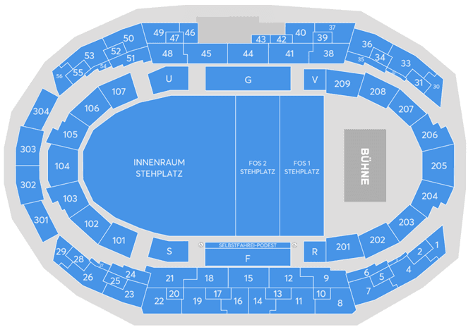 Seating chart – Hanns-Martin-Schleyer-Halle