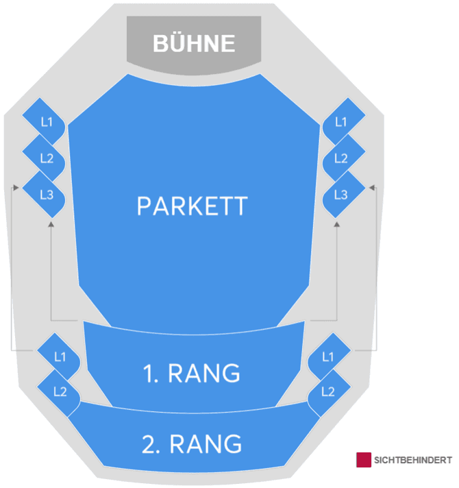 Seating chart – Metropol Theater Bremen