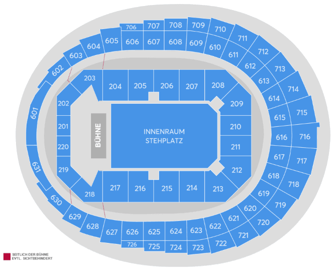 Seating chart – LANXESS arena