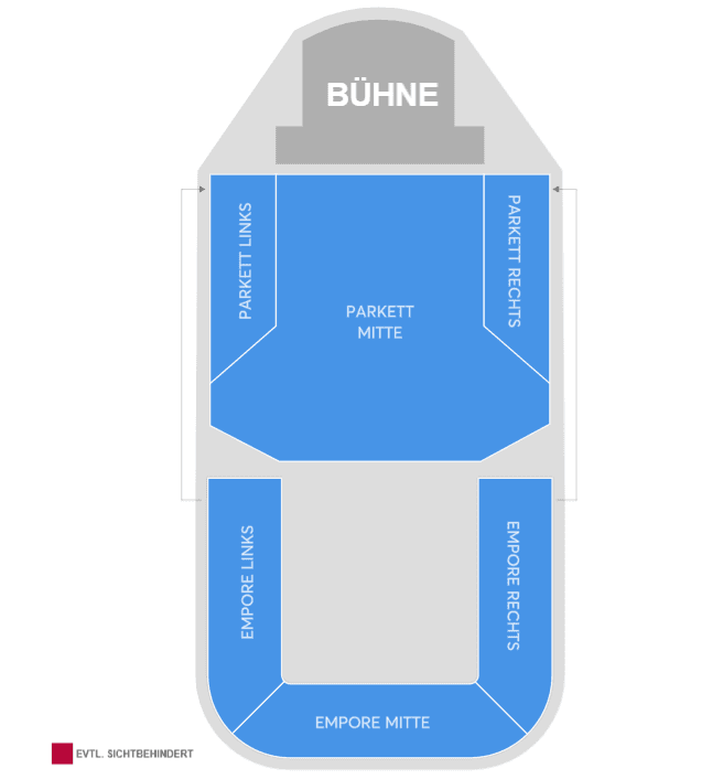 Seating chart – Konzerthaus Stadthalle