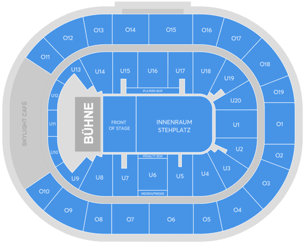 Seating chart – Barclays Arena