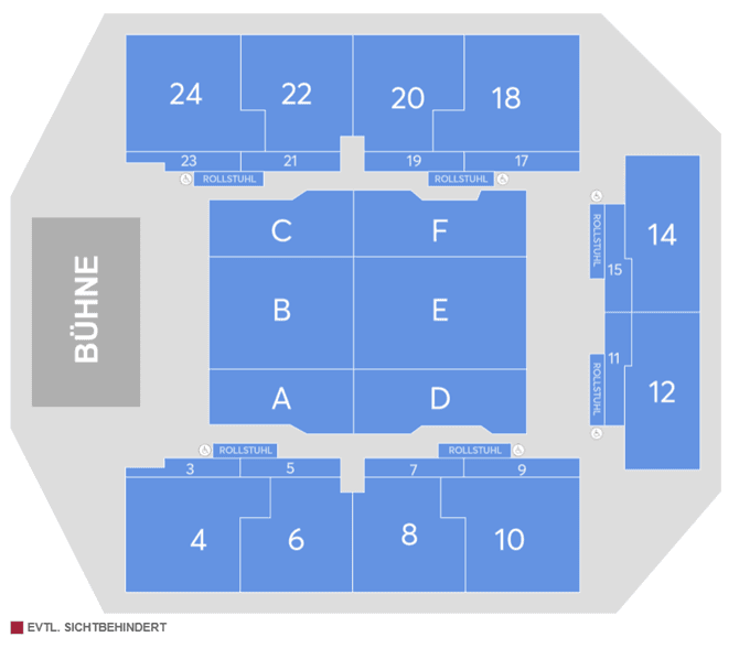 Seating chart – Kia Metropol Arena