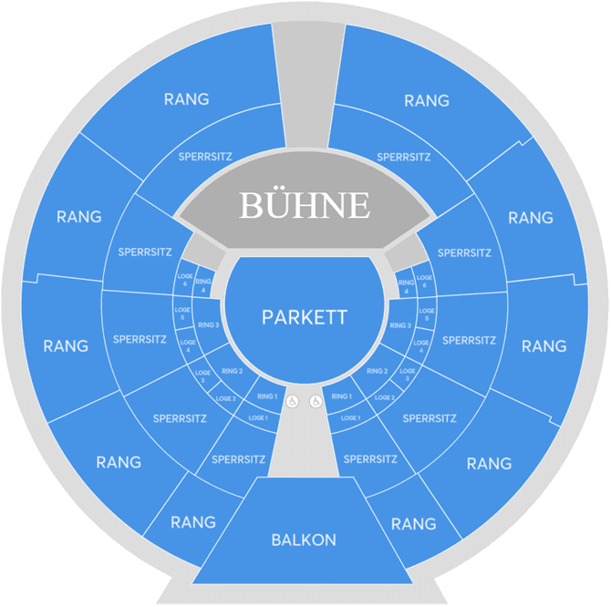 Seating chart – Circus-Krone-Bau
