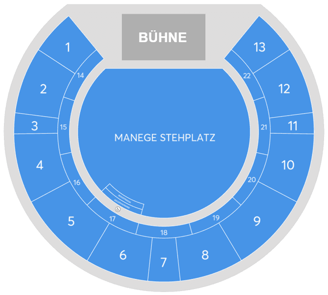 Seating chart – Tempodrom