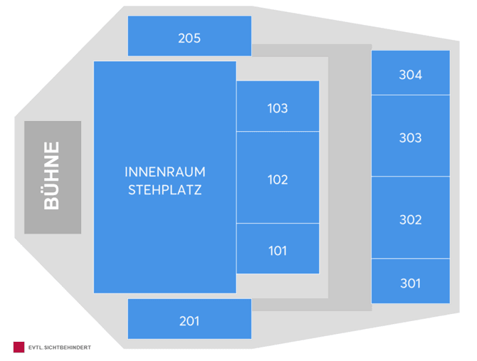 Seating chart – Uber Eats Music Hall