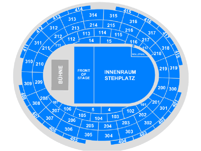 Seating chart – Westfalenhalle