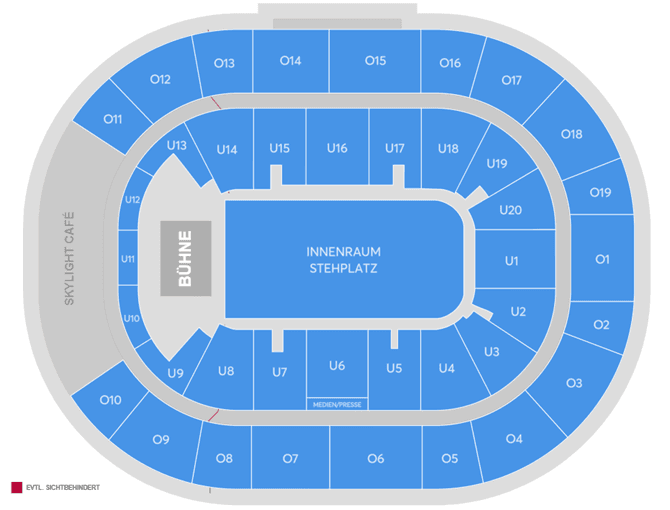 Seating chart – Barclays Arena