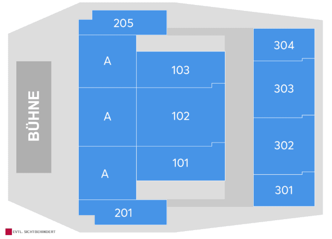Seating chart – Uber Eats Music Hall