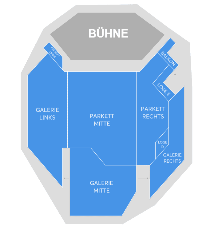 Seating chart – Audimax der Uni Regensburg