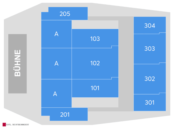 Seating chart – Uber Eats Music Hall