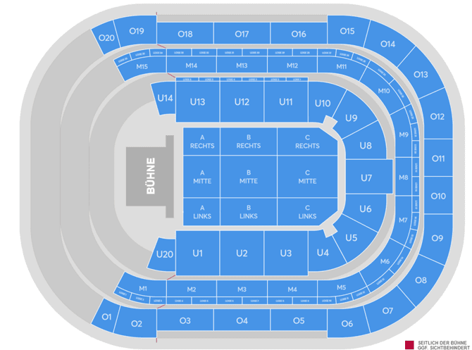 Seating chart – ZAG Arena