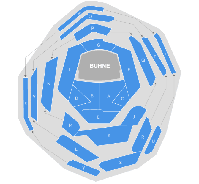 Seating chart – Elbphilharmonie (gr. Saal)