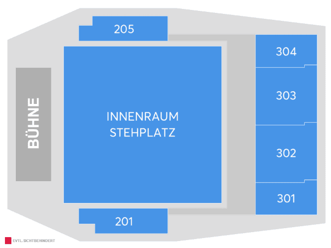 Seating chart – Uber Eats Music Hall