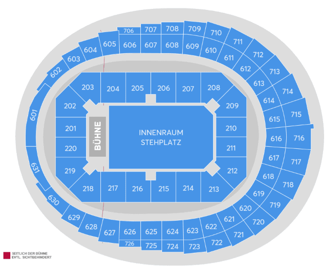 Seating chart – LANXESS arena