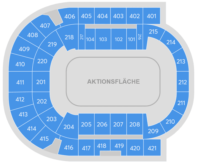 Saalplan – Uber Arena