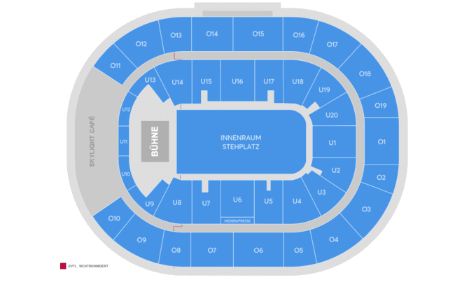Seating chart – Barclays Arena