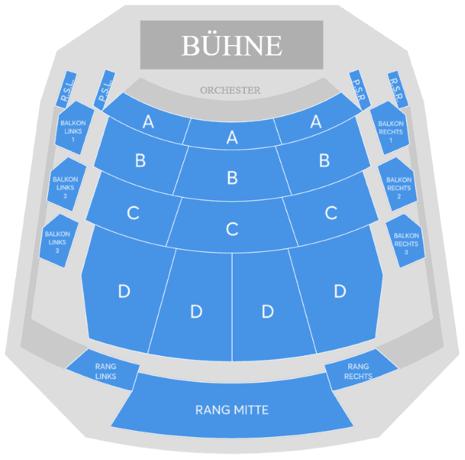 Saalplan – Meistersingerhalle