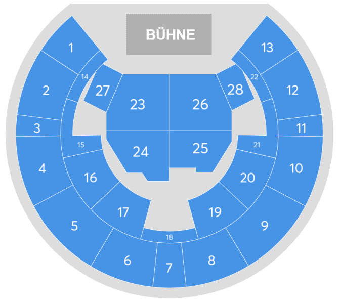 Seating chart – Tempodrom