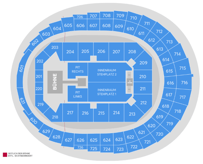 Seating chart – LANXESS arena