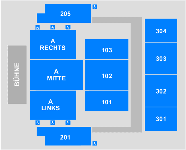 Seating chart – Uber Eats Music Hall