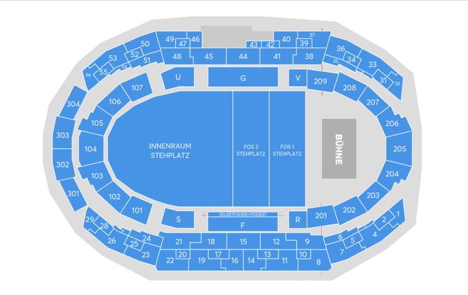 Seating chart – Hanns-Martin-Schleyer-Halle