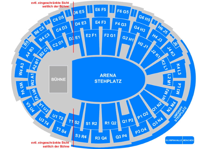 Seating chart – Olympiahalle