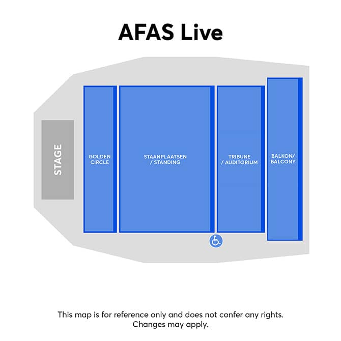 Seating chart – AFAS Live