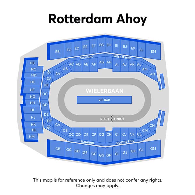 Zaalplattegrond – Rotterdam Ahoy
