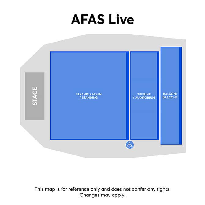 Seating chart – AFAS Live