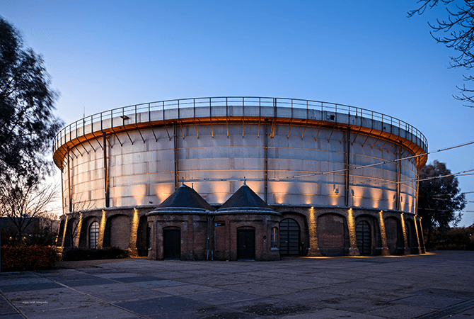 Zaalplattegrond – Gashouder
