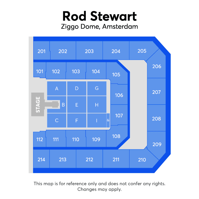 Seating chart – Ziggo Dome