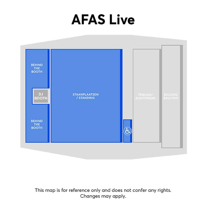 Seating chart – AFAS Live