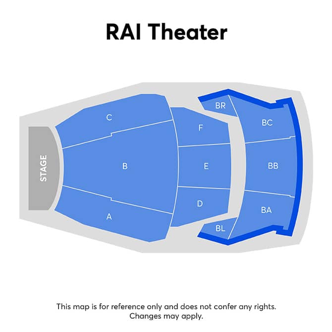 Seating chart – RAI Theater