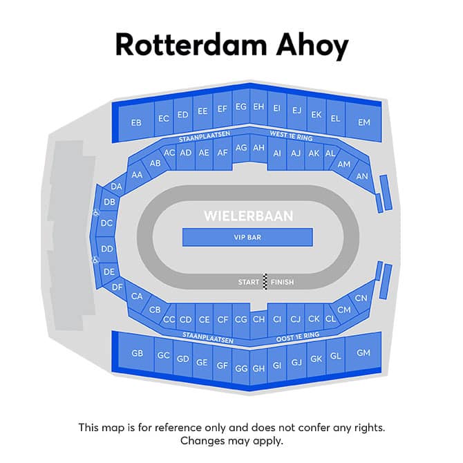Seating chart – Rotterdam Ahoy
