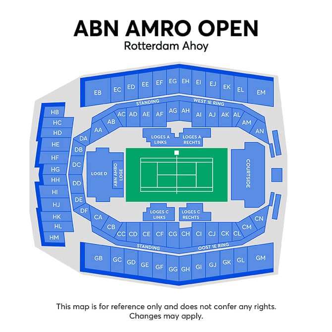 Seating chart – Rotterdam Ahoy